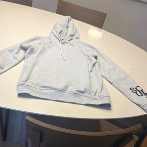 Lululemon grey SOUL CYCLE size small hoodie with SC logo on the front. GUC